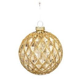 Χριστουγεννιάτικη Μπάλα Geometric 07.184585 7cm Gold