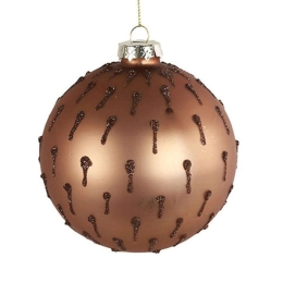 Χριστουγεννιάτικη Μπάλα Spots 013.789201 Φ10cm Brown