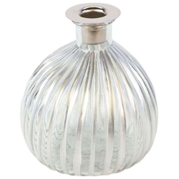 Κηροπήγιο - Βάζο 012.862124122 13x15cm Silver Γυαλί