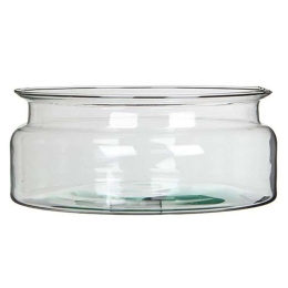 Μπωλ Διακοσμητικό Mathew 02.1018681 Φ24x10cm Clear Γυαλί