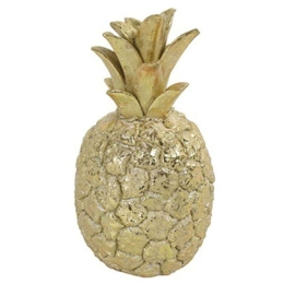 Διακοσμητικός Ανανάς 013.786869 8,5x17,5cm Gold Κεραμικό