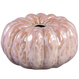 Διακοσμητική Κολοκύθα 012.678212 15x8,5cm Pink Κεραμικό