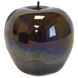 Διακοσμητικό Μήλο 026.0075 7x6cm Gold Κεραμικό