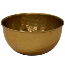 Διακοσμητικό Μπωλ 00.07.74007 15x7cm Gold Μέταλλο