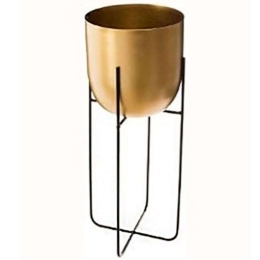 Κασπώ Σε Βάση 07.164295A 17x17x42,5cm Black-Gold Μέταλλο
