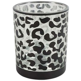 Κηροπήγιο Dots 013.788813 7x8cm Black Γυαλί