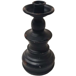 Κηροπήγιο 013.786545 9x17cm Black Μέταλλο