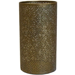 Κηροπήγιο 02.110329B 14x25,5cm Gold Μέταλλο