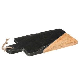 Επιφάνεια Κοπής 07.173702B 30x15cm Black-Natural Μάρμαρο