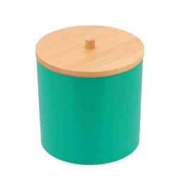 Θήκη Για Βαμβάκι 06.6785267 Green-Natural Πλαστικό,Bamboo