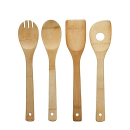 Κουτάλες Κουζίνας (Σετ 4Τμχ) 07.120058 Natural Bamboo