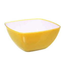 Μπωλ Σερβιρίσματος 07.150009G 14x14x6,5cm Yellow Πολυστερίνη