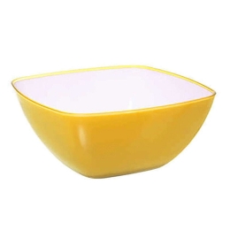Μπωλ Σερβιρίσματος 07.150011G 24,5x24,5x11,6cm Yellow Πολυστερίνη