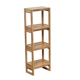 Ραφιέρα Επιδαπέδια 4 Θέσεων 06.98155195 33x20x100cm Natural Bamboo
