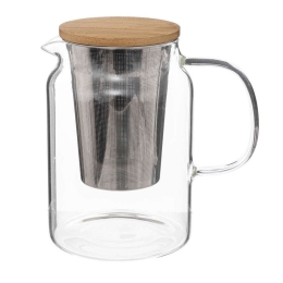Τσαγιέρα Γυάλινη Με Φίλτρο 07.188874 900ml Clear Γυαλί