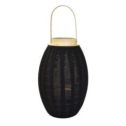 Φανάρι Bamboo 00.06.61034 20x28/40cm Natural-Black Bamboo