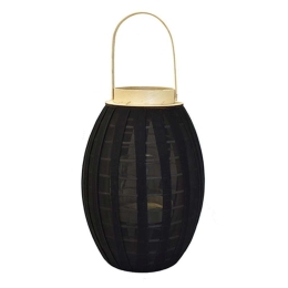 Φανάρι Bamboo 00.06.61035 23x34/48cm Natural-Black Bamboo