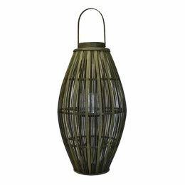 Φανάρι Bamboo 00.06.61040 38x71/89cm Olive-Brown Bamboo