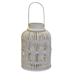 Φανάρι Bamboo 00.06.61041 21x28/39cm White Bamboo