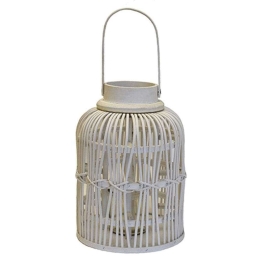 Φανάρι Bamboo 00.06.61042 24x35/49cm White Bamboo