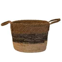 Καλάθι Ψάθινο 00.06.61131 Φ29x22,5cm Multi Ψάθα
