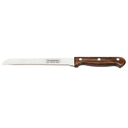 Μαχαίρι Ψωμιού Polywood 020.21125.097 17,5cm Brown Tramontina Ανοξείδωτο Ατσάλι