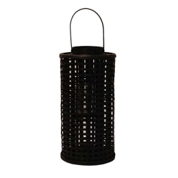 Φανάρι Bamboo 00.06.61125 Φ21x44cm Black-Natural Bamboo