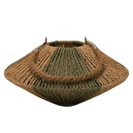 Φανάρι Paper Rope 00.06.61115 Φ30x14cm Natural-Olive Σχοινί