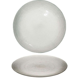 Πιάτο Ρηχό 07.154934B Φ27cm Grey Γυαλί