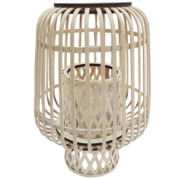 Φανάρι 00.06.61155 27x30/45cm Natural Bamboo
