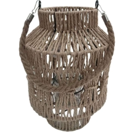 Φανάρι 00.06.61151 21,5x31cm Natural Raffia