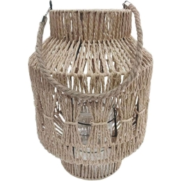 Φανάρι 00.06.61150 28x41cm Natural Raffia
