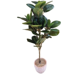 Τεχνητό Φυτό Σε Κασπώ 00.04.40051 50cm Multi-Green Κεραμικό