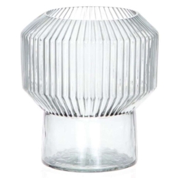 Βάζο Retro 012.862161004 18x20cm Clear Γυαλί