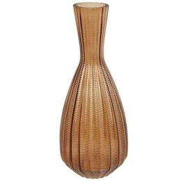 Βάζο Annalisa 013.797247 15x37cm Brown Γυαλί