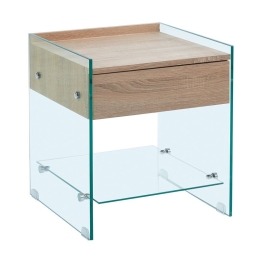 GLASSER WOOD ΚΟΜΟΔΙΝΟ ΔΙΑΦΑΝΟ ΓΥΑΛΙ 10MM - ΜΕ ΣΥΡΤΑΡΙ ΑΠΟΧΡΩΣΗ ΔΡΥΣ