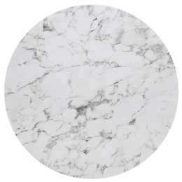 HPL (HIGH PRESSURE LAMINATED) ΕΠΙΦΑΝΕΙΑ ΤΡΑΠΕΖΙΟΥ ΑΠΟΧΡΩΣΗ WHITE MARBLE, UV