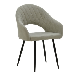 ΠΟΛΥΘΡΟΝΑ MACIE PAKOWORLD ΥΦΑΣΜΑ ANTIQUE ΓΚΡΙ-ΜΑΥΡΟ 58X50X85ΕΚ