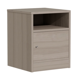 ΚΟΜΟΔΙΝΟ FOLY PAKOWORLD ΜΕ ΕΝΑ ΝΤΟΥΛΑΠΙ ΓΚΡΙ OAK 40X40X50ΕΚ