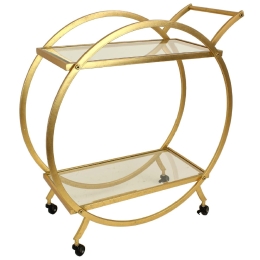 ΡΑΦΙΕΡΑ ARTELIBRE ΧΡΥΣΟ ΜΕΤΑΛΛΟ 72.5X30.5X74CM