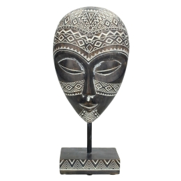 ΔΙΑΚΟΣΜΗΤΙΚΟ ARTELIBRE ΜΑΣΚΑ ΚΑΦΕ POLYRESIN 13X7X28.5CM