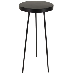 ΤΡΑΠΕΖΑΚΙ ARTELIBRE ΜΑΥΡΟ ΜΕΤΑΛΛΟ 42.5X42.5X98CM