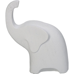 ΔΙΑΚΟΣΜΗΤΙΚΟ ARTELIBRE ΕΛΕΦΑΝΤΑΣ ΛΕΥΚΟ POLYRESIN 12.5X6.5X15CM