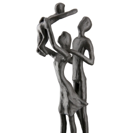 ΓΛΥΠΤΟ 'FAMILIENGLUCK' ΣΙΔΕΡΕΝΙΟ ΚΑΦΕ 5.5X9X20CM