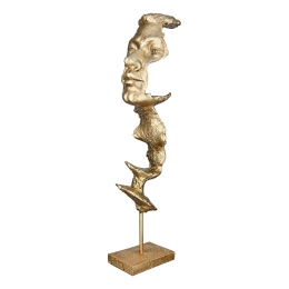 ΔΙΑΚΟΣΜΗΤΙΚΟ ARTELIBRE ΠΡΟΣΩΠΟ ΧΡΥΣΟ POLYRESIN 10X6.5X40.5CM