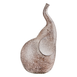 ΦΙΓΟΥΡΑ ΕΛΕΦΑΝΤΑΣ 'MARULA' ΠΟΛΥΡΕΖΙΝΗ ΚΑΦΕ 7.5X9X17CM