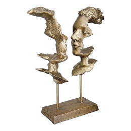 ΔΙΑΚΟΣΜΗΤΙΚΟ ARTELIBRE ΠΡΟΣΩΠΑ ΧΡΥΣΟ POLYRESIN 22.5X7.5X31CM