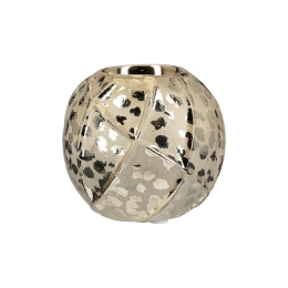 ΚΗΡΟΠΗΓΙΟ ΣΦΑΙΡΑ 'ONZA' ΚΕΡΑΜΙΚΟ ΧΡΥΣΟ 10.5X10.5X9.5CM