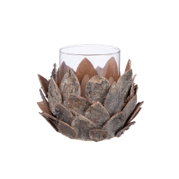 ΑΝΕΜΟΦΩΤΙΣΤΙΚΟ 'CONE' ΞΥΛΟ ΕΚΡΟΥ 17X21CM