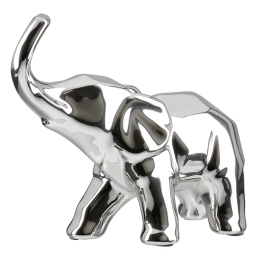 ΦΙΓΟΥΡΑ ELEPHANT "EDGY" ΚΕΡΑΜΙΚΟ ΑΣΗΜΕΝΙΟ PU 17.5X7.5X15CM